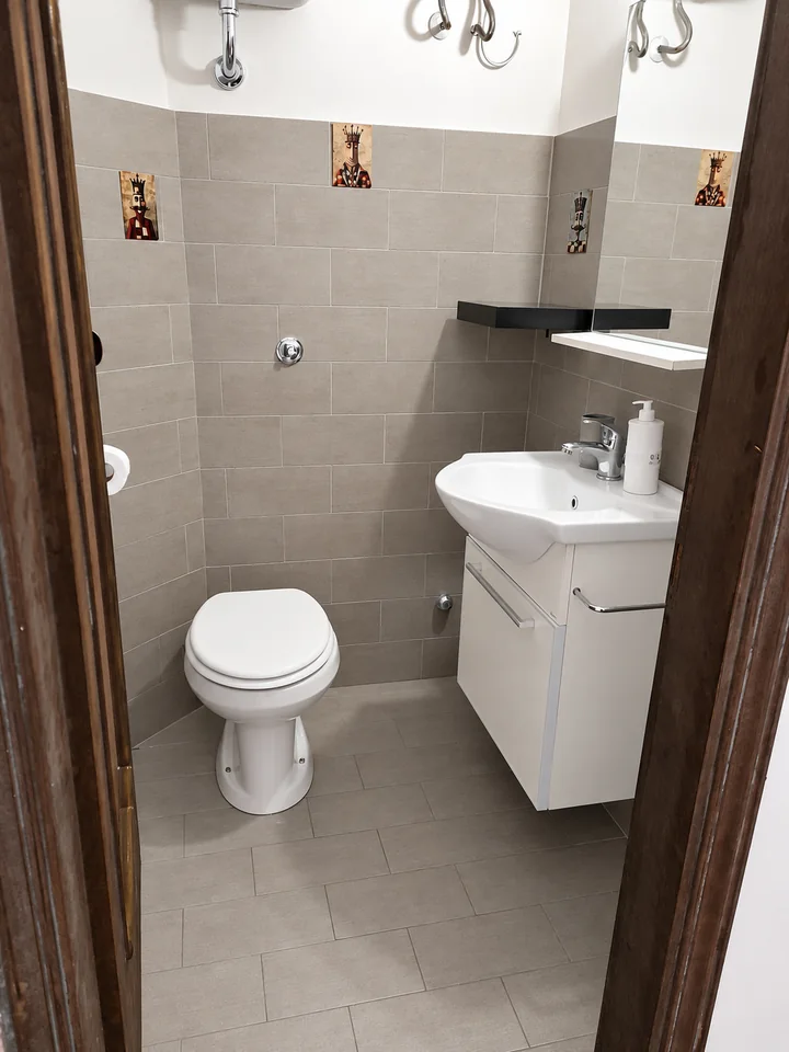 Il bagno del piano terra