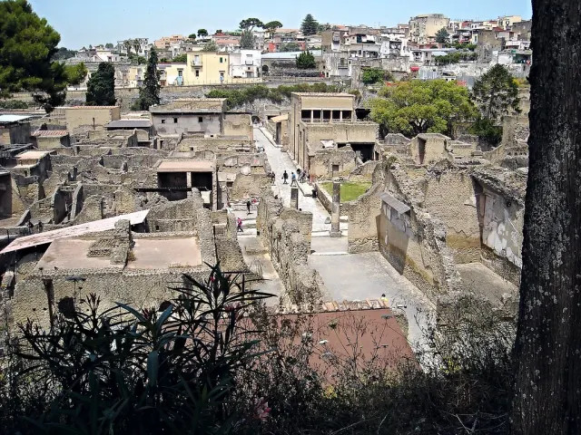 Gli scavi di Ercolano